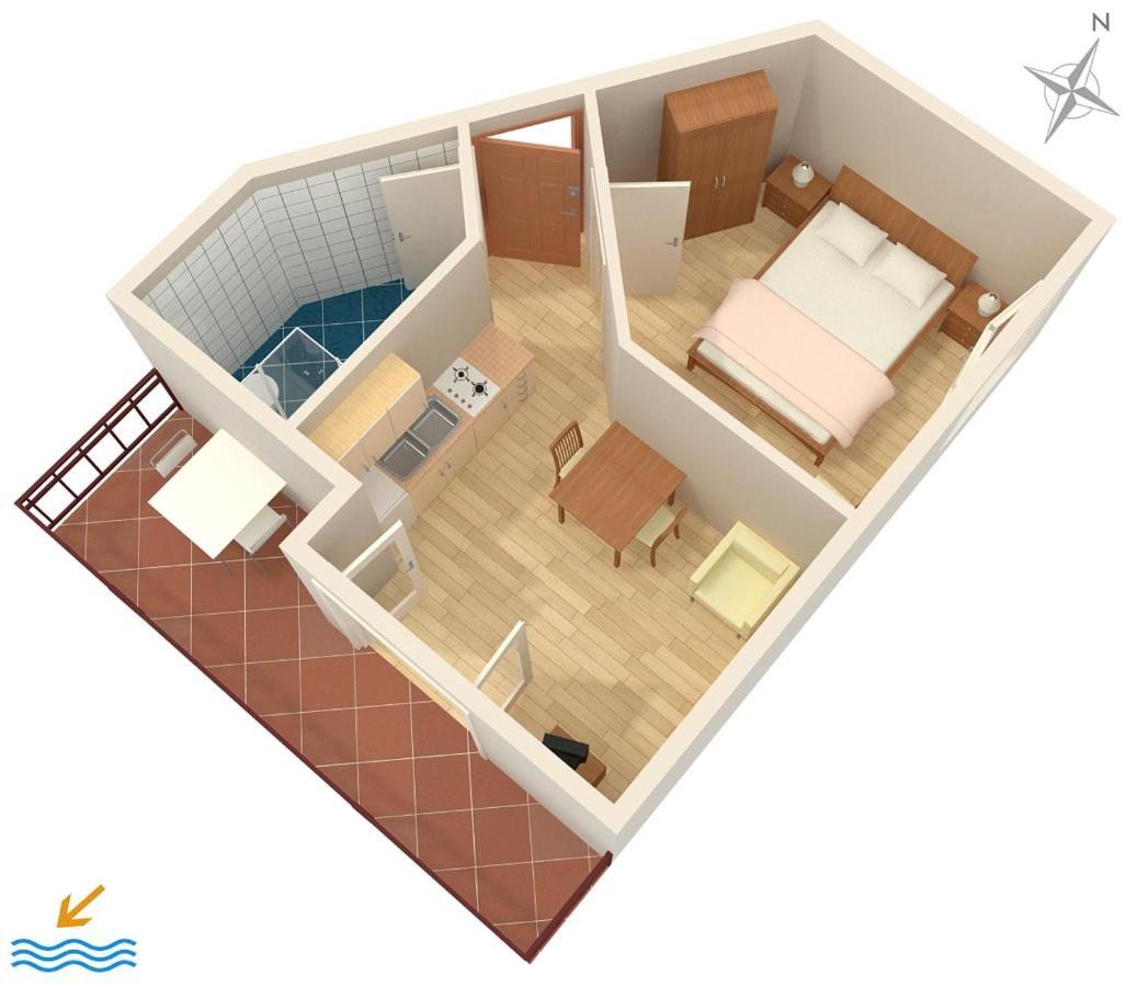 Apartments With A Parking Space Vodice - 7604 Extérieur photo